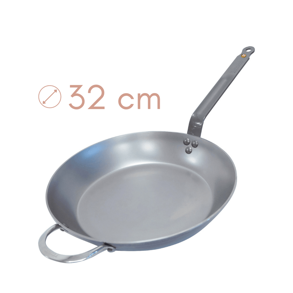 Jeklena ponev - 32 cm MINERAL B De Buyer - Chef Bruni